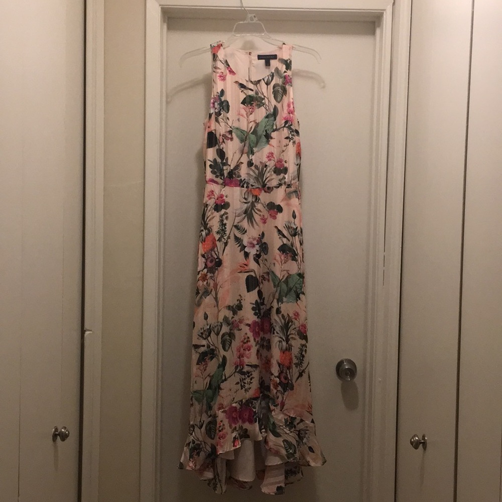Banana Republic silk floral dress size 2